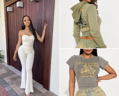 Items you NEED in your FashionNova Cart!! cover photo collage