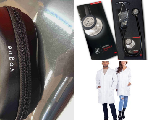 MED STUDENT ESSENTIALS ✍️🥼📝 cover photo collage