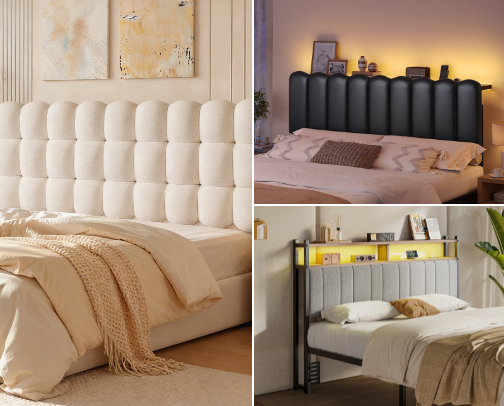 This Headboard Will Completely Change Your Room cover photo collage