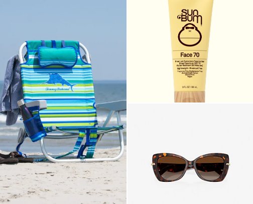 Beach Must Haves cover photo collage