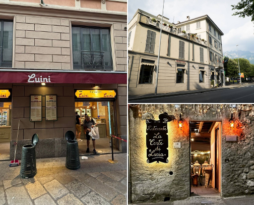 Let’s eat in Lecco - Como Lake cover photo collage
