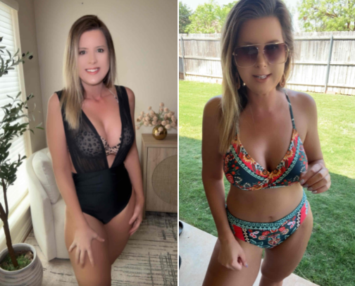 Mom-Friendly Swimsuits cover photo collage