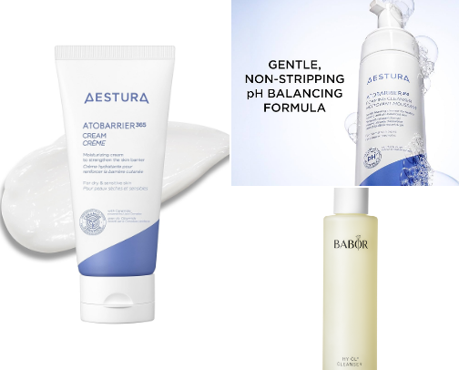 My favorite skincare recommendations. cover photo collage