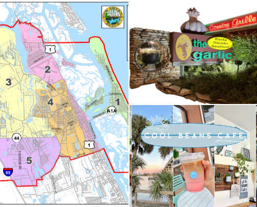 Things to do in NSB, FL 🌊🌴💕🐠 cover photo collage