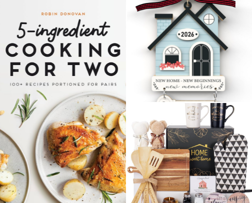 New home gift guide cover photo collage