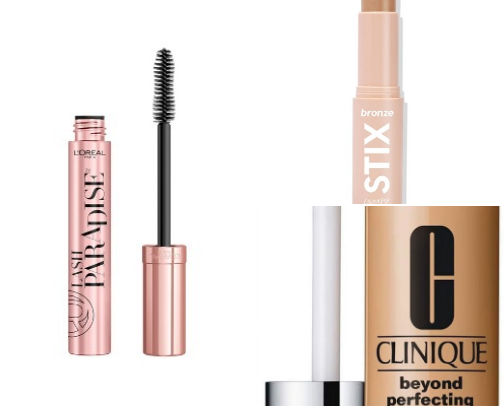 makeup favorites & everyday essentials cover photo collage