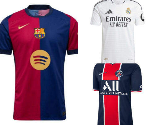 Football Shirts cover photo collage