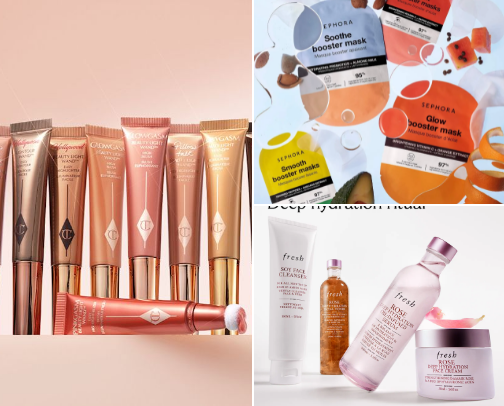 Sephora Secrets: Products That Make It Look Like You Slept 8 Hours & Drank Water cover photo collage