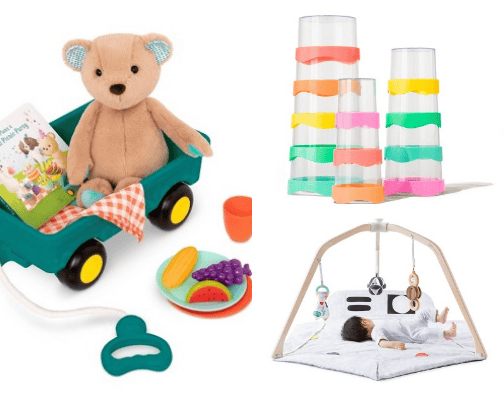Fave baby toys 🤎 cover photo collage