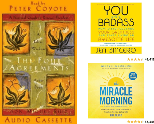 My Favorite Self Help Books cover photo collage