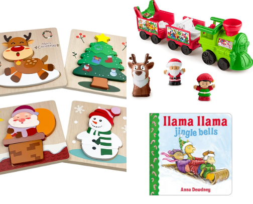 Holiday Themed Gifts for Babies & Toddlers cover photo collage