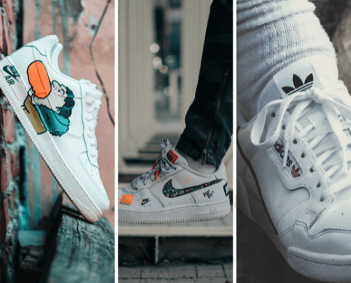 Fashionable Sneakers 👟 cover photo collage