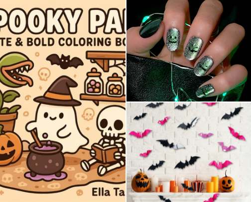 A Pop of Spooky cover photo collage