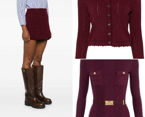 Shop Burgundy - Trendiest Color this Season cover photo collage
