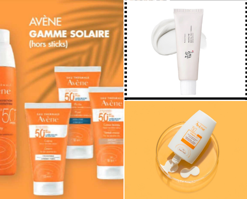 Crème solaire  🌞 cover photo collage
