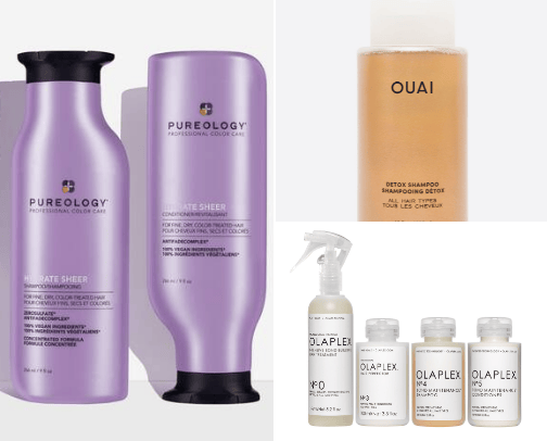Hair products 😍 cover photo collage