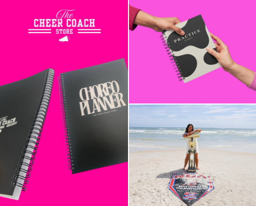 CHEER COACH + CHOREOGRAPHY THINGS 📣 cover photo collage