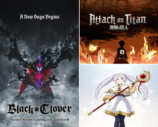 Anime that I can rewatch cover photo collage