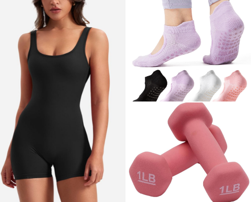 The pilates starting pack cover photo collage