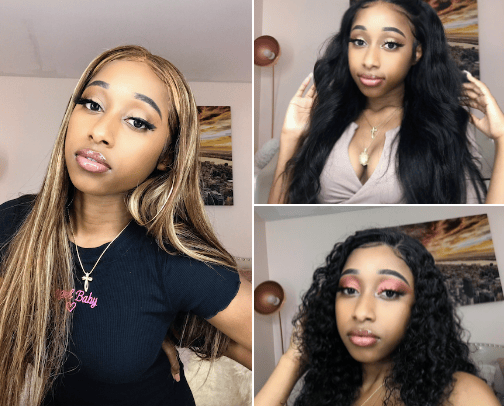 Lace Wigs/Easy Beginner Wigs cover photo collage