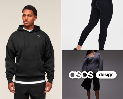 Sports/ Gym/ Casual Clothes cover photo collage