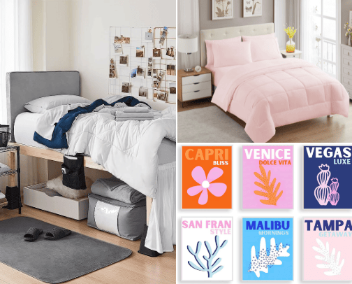 Dorm Essentials cover photo collage