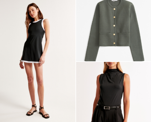 abercrombie faves for work and everyday! cover photo collage