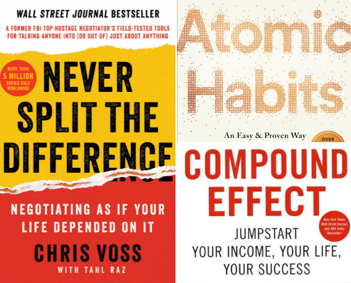 Books On Money, Business, Self-Improvement And More! cover photo collage