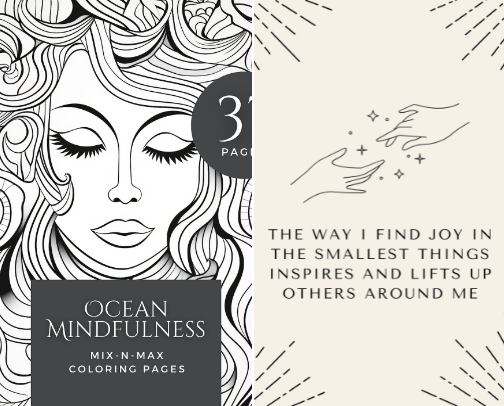 Positive mind set cover photo collage