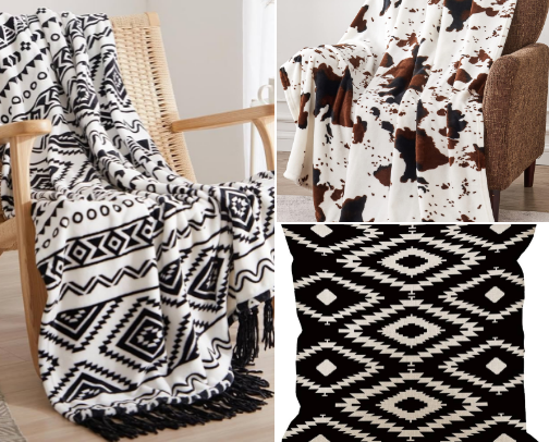 Western Living Room Inspo cover photo collage