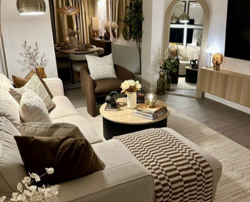 Chocolate Brown Apartment  Décor cover photo collage
