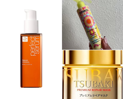 Haircare faves for the shiniest, strongest hair ever cover photo collage