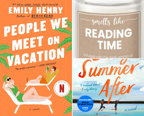 Summer Fiction Era 📚⛱️☀️ cover photo collage