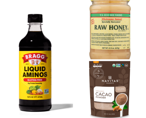 Favorite health food additions, condiments and ingredients to add more nutrition to your daily menu . cover photo collage