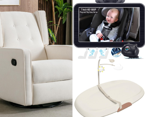 Items on my (First Time Mom) Baby Registry that I’ve Loved 🍼 cover photo collage