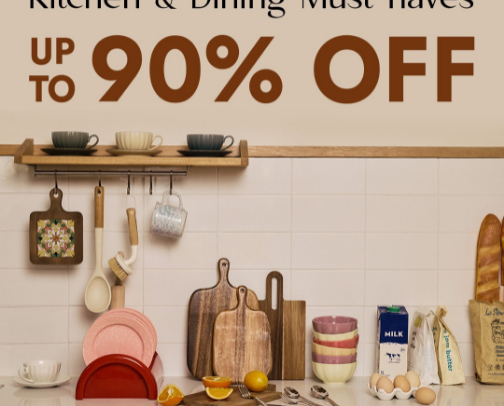 Kitchen and dining accessories cover photo collage