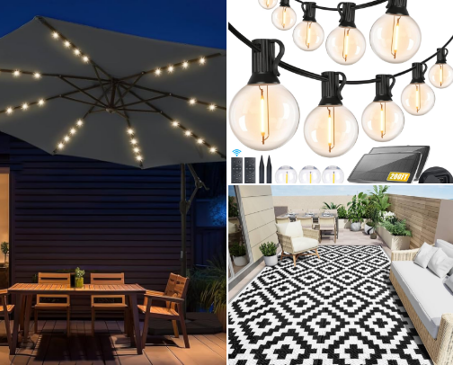 Turn your backyard space into an Oasis cover photo collage