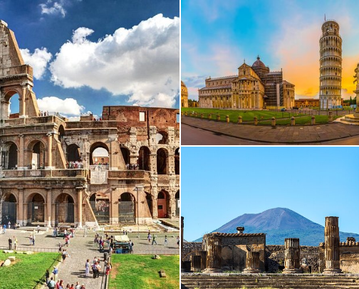 5 Days in Italy cover photo collage