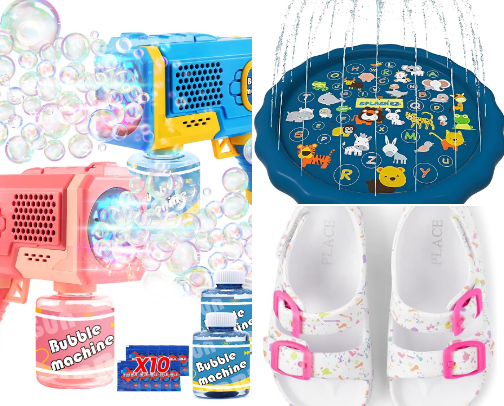 Toddler Summer Fun ☀️ cover photo collage