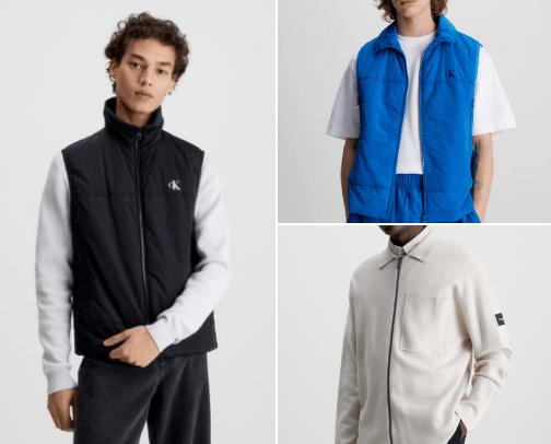 CALVIN KLEIN cover photo collage