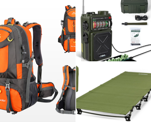 Adventure Ready: Our Family's Camping Essentials cover photo collage