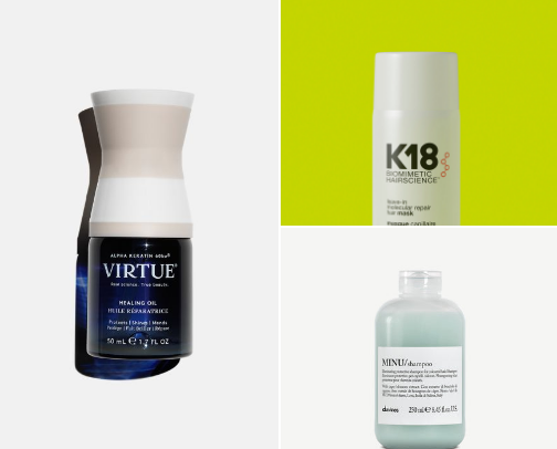 Hair holy grails for fine, dry, and processed blondes! Products that have actually made a difference 🫶🏼 cover photo collage