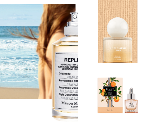 Perfumes For A Summer Vacation cover photo collage