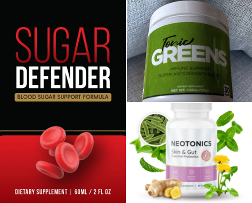 Health Suppliments cover photo collage