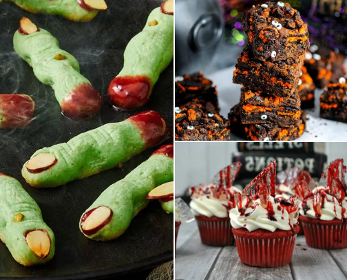 Spooktacular Halloween Recipes cover photo collage