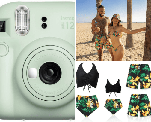 Honeymoon must haves list cover photo collage