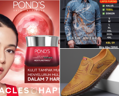 Produk Stylish, Nyaman & Berkualitas cover photo collage