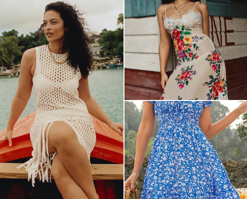 Women's Cute Summer Wear cover photo collage