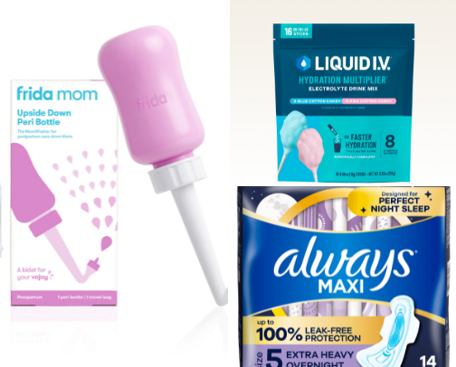 Postpartum care as a FTM cover photo collage