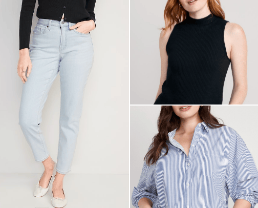 Old Navy Finds - work/casual outfit cover photo collage